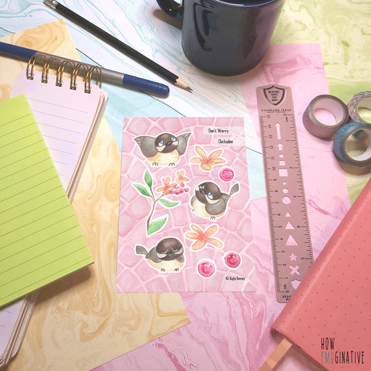 Chickadee Sticker Sheet