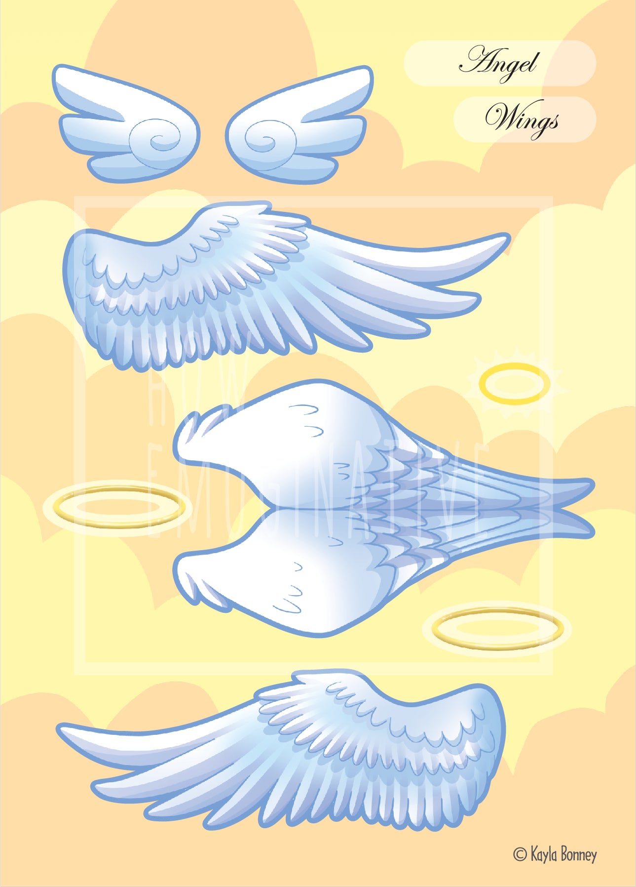 Wings Sticker Sheet